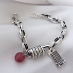 Pulseira Feminina Pink Abacus