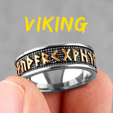 Anel Viking Runes