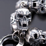 Pulseira Skull - Silver