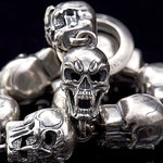 Pulseira Skull - Silver