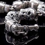 Pulseira Skull - Silver