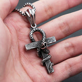 Colar Gothic Skull Cross