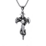 Colar Gothic Skull Cross