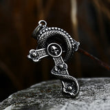 Colar Gothic Skull Cross