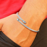 Pulseira Bracelete Cabo Metal