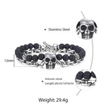 Pulseira Skull Steel