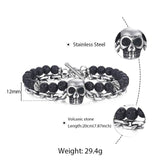 Pulseira Skull Steel