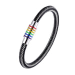 Pulseira Punk Black - Aço Inox