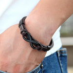 Pulseira Infinity Leather