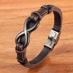 Pulseira Infinity Leather