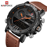 Relógio Leather Military - NaviForce