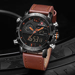 Relógio Leather Military - NaviForce