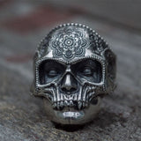 Anel Unique Skull - Aço Inox