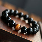 Pulseira Black Onyx - Olho de Tigre