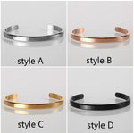 Pulseira Cuff - Aço Inoxidável