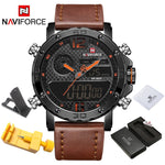 Relógio Leather Military - NaviForce