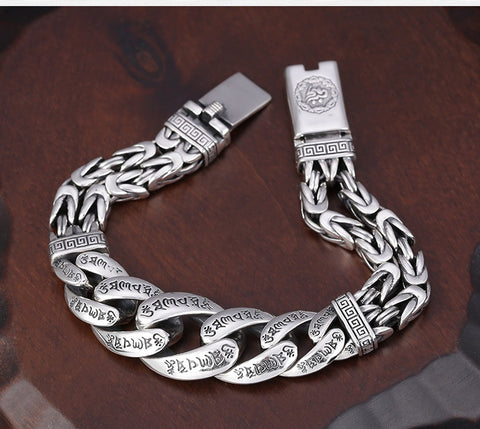 PULSEIRA TIBETANA LONGEVIDADE - SILVER