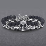 Pulseira Skull Steel