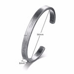 Pulseira Flat Cuff Aço Inox