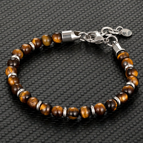 Pulseira Charm - Olho de Tigre