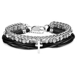 Pulseira Cross Ocean - Aço Inox