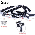 Colar Black Wood Rosary