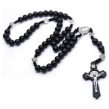 Colar Black Wood Rosary